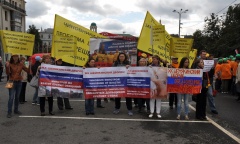 В Москве состоялась всероссийская акция протеста обманутых дольщиков (16.09.2017)