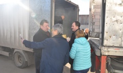 Коммунисты отправили юбилейный 30-ый гуманитарный конвой в Новороссию (18.03.2015)