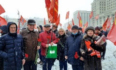 98-я годовщина со дня смерти В.И. Ленина в Щёлково (21.01.2022)