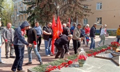 Воскресенские коммунисты отметили день Великой Победы (09.05.2022)