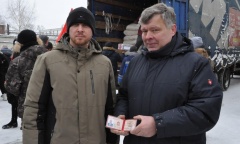 105-й юбилейный гуманитарный конвой от КПРФ ушел на Донбасс (20.02.2023)
