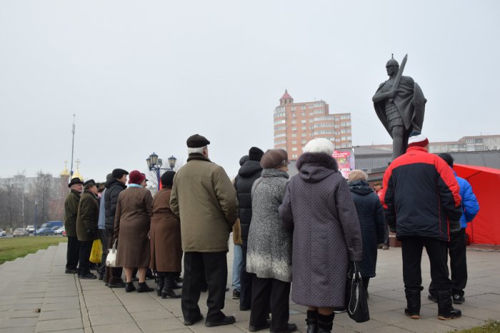 98-ая годовщина Великого Октября в Дзержинском