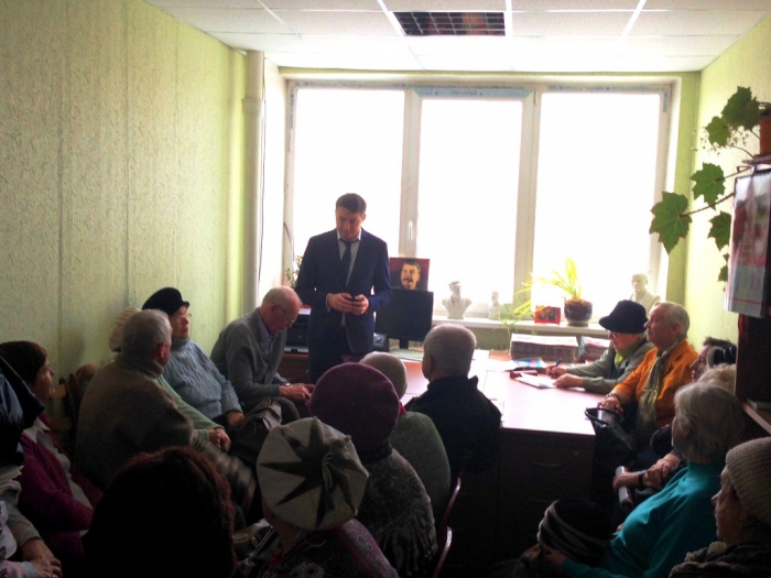 Депутат Кононенко рассказал «детям войны» о борьбе за их права