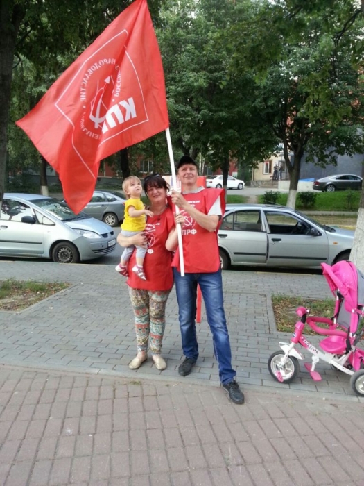 Красные в городах Московской области