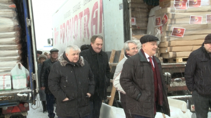 70-й Юбилейный гуманитарный конвой ушел на Юго-Восток Украины. Донбасс, мы с тобой!