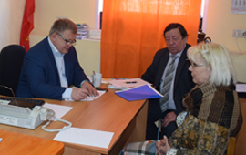 Депутат Мособлдумы Александр Наумов провел прием граждан в городских округах Озеры и Кашира