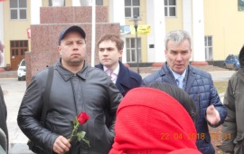 В Люберцах состоялся митинг, посвященный  Дню рождения В.И. Ленина