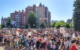 Митинг против свалки в Куровское