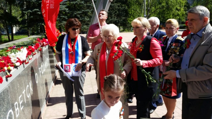 Щёлковские коммунисты поздравили ветеранов с Днём  Победы!