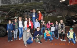 Подольские школьники посетили парк «Патриот»