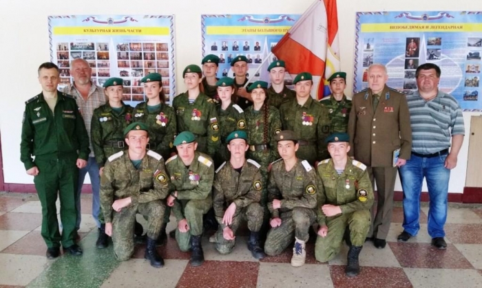 17 июня 2018 года воспитанники военно-патриотического клуба «Воин» побывали в воинской части Космических войск
