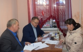 Депутат Александр Наумов провел прием в г.о. Чехов