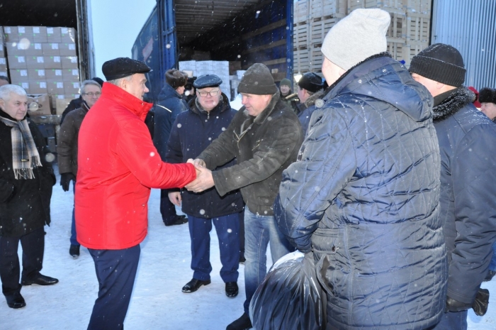 Новогодний 76-ой гуманитарный конвой ушёл в Новороссию