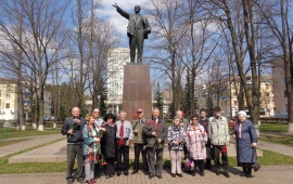 День рождения В.И. Ленина в Воскресенске