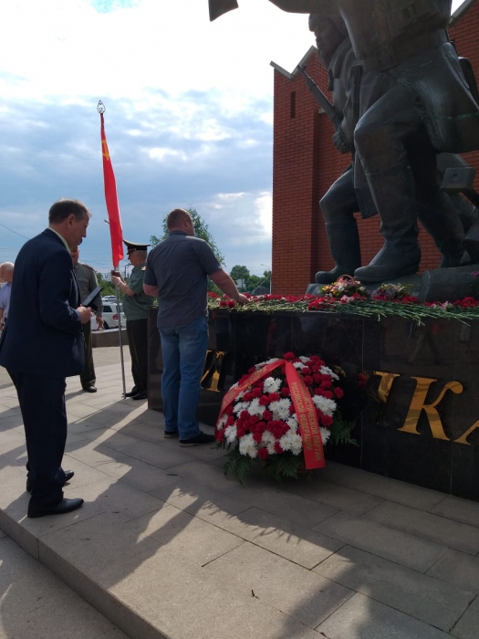 Клинские коммунисты приняли участие в мероприятии, посвященном Дню памяти и скорби