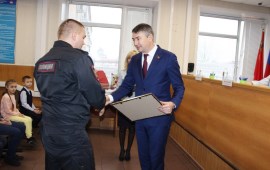 Дмитрий Кононенко поздравил с профессиональным праздником сотрудников органов внутренних дел Дмитровского городского округа