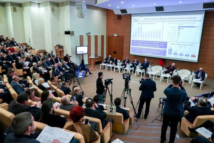 Выступление В.И. Кашина на научно-практической конференции по развитию рыбохозяйственного комплекса России