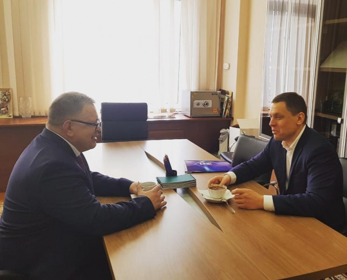 Александр Наумов провёл рабочую встречу с главой Дмитрова Ильёй Поночевным