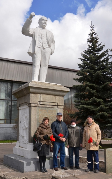 Возложение венков к памятникам В.И. Ленина в Ногинске
