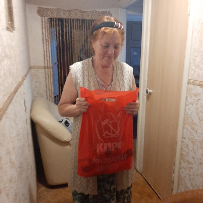 В Дмитровском г.о. продолжается волонтерская работа по доставке продуктовых наборов нуждающимся