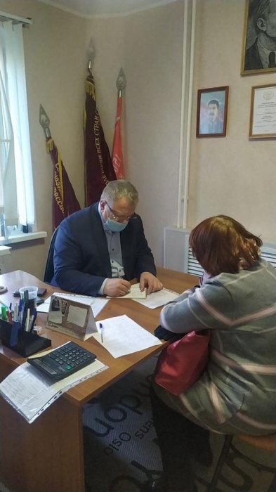 Депутат-коммунист Александр Наумов, в региональную неделю, провел прием граждан в шести городских округах Подмосковья