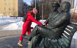Королёвские коммунисты возложили цветы к памятнику Юрию Гагарину