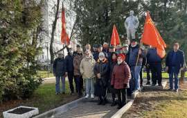 Чеховские коммунисты отметили день Великого Октября