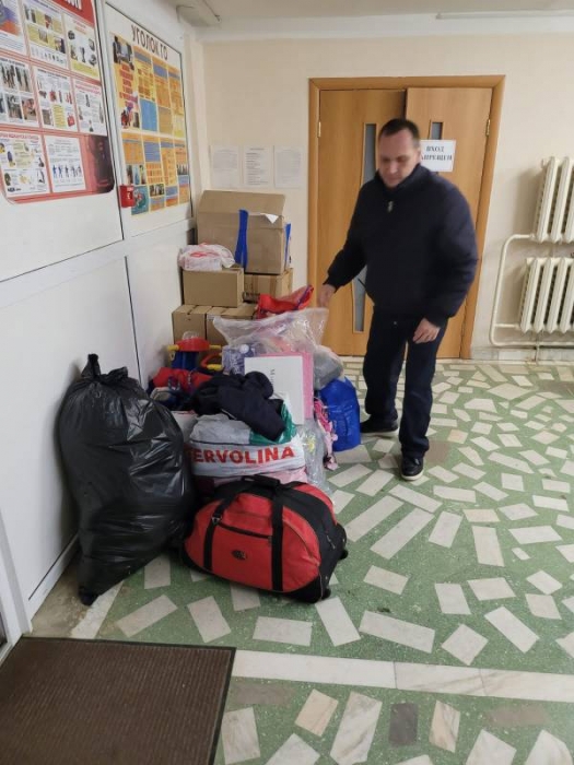 Гуманитарная помощь беженцам Донбасса из Подольска