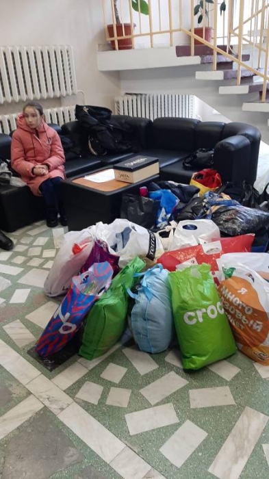 Гуманитарная помощь беженцам Донбасса из Подольска