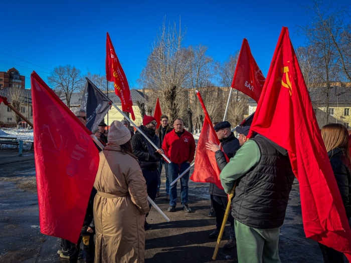 Патриотический красный автопробег «Zа Родину!» провели коммунисты Балашихинского ГК КПРФ