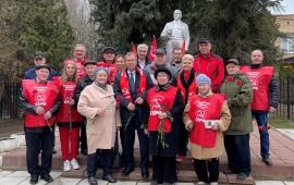 Солнечногорские коммунисты отметили 152 годовщину со Дня рождения В.И. Ленина