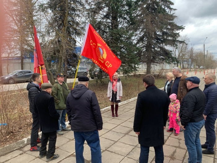 Коммунисты Фрязино почтили память о В.И. Ленине