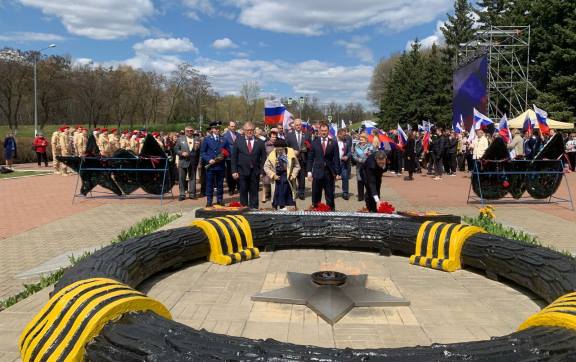 Депутат-коммунист Александр Наумов принял участие в торжественном мероприятии к 9 мая в г.о. Кашира