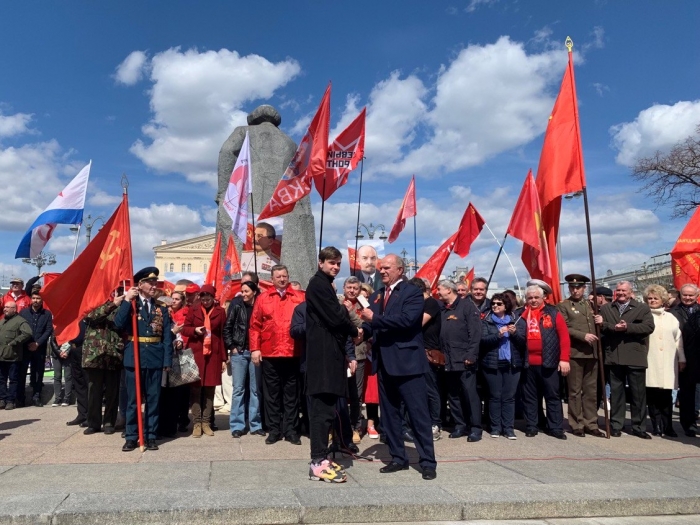 Первомайский митинг в Москве