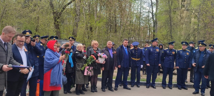 Поздравление ветеранов в микрорайоне Чкаловский