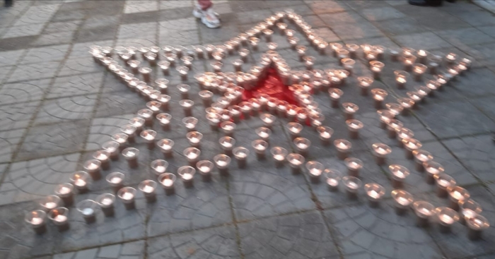 В д. Савостино городского округа Лотошино прошло мероприятие, посвященное Дню памяти и скорби