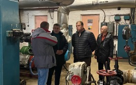 Рабочий визит депутата Мособлдумы Марка Черемисова в основную котельную г.Ногинск