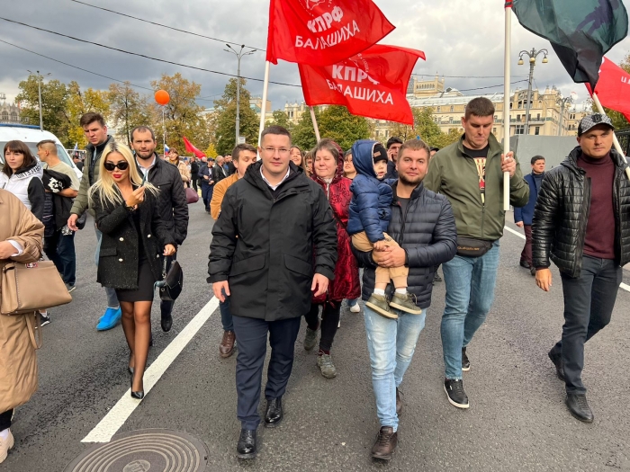 Г.А. Зюганов посетил патриотический митинг-концерт в центре Москвы