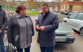 Депутат Мособлдумы Марк Черемисов проверил ход выполнения работ по установке камер видеонаблюдения в МКД