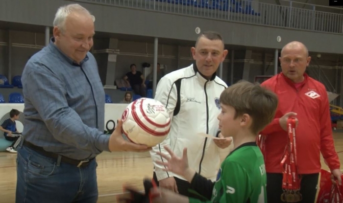 Детский футбольный праздник в ознаменование 100-летия СССР