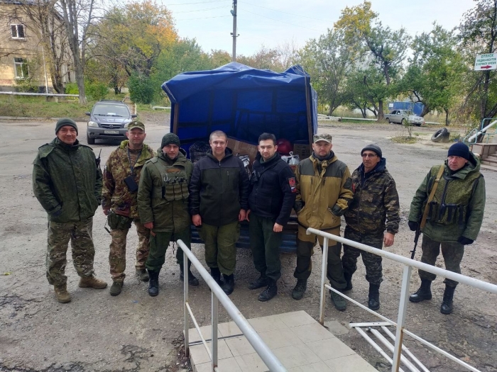 Первый секретарь Жуковского ГК КПРФ Николай Гришин вернулся из трёхдневной поездки на линию фронта