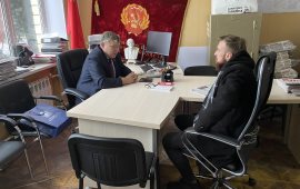 Депутат Мособлдумы от КПРФ Олег Емельянов провёл приём граждан