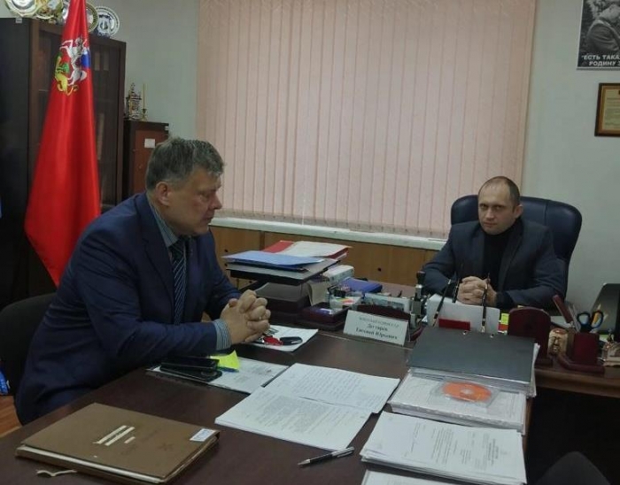 Депутат-коммунист Олег Емельянов посетил с рабочим визитом военных комиссаров в Раменском, Жуковском и Бронницах