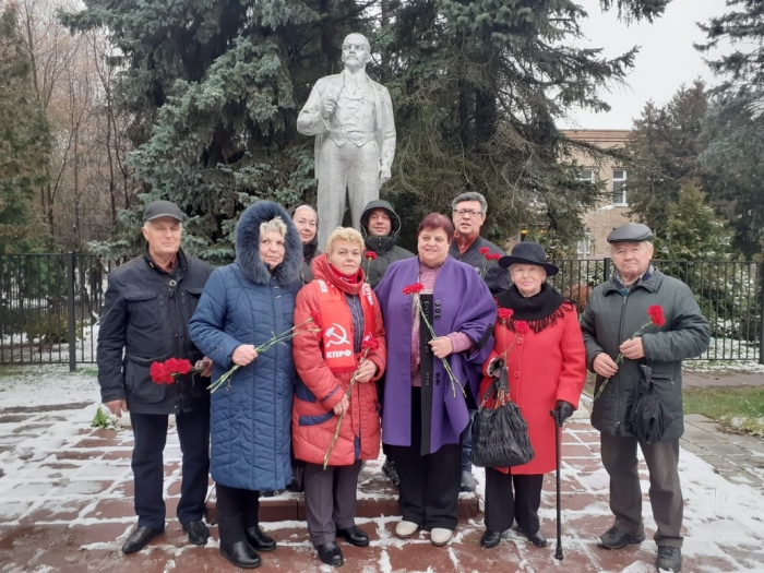 Коммунисты Солнечногорска отметили 105-ю годовщину Великой Октябрьской социалистической революции