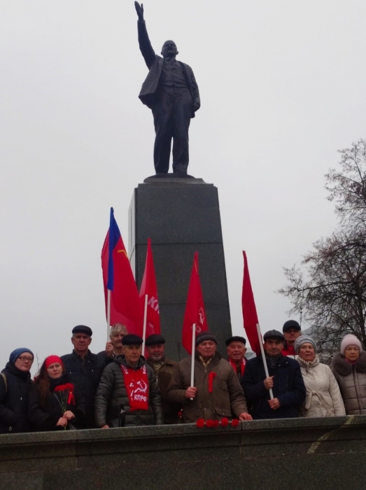 Коммунисты Егорьевска отметили день Великого Октября