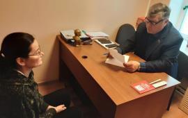 Депутат от КПРФ Олег Емельянов провёл приём граждан в городском округе Одинцово