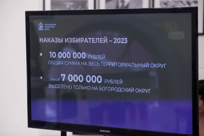 Отчет депутата Мособлдумы Марка Черемисова за 2022 год в Богородском г.о.