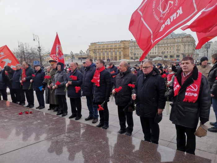 День памяти В.И. Ленина в Москве. Фоторепортаж