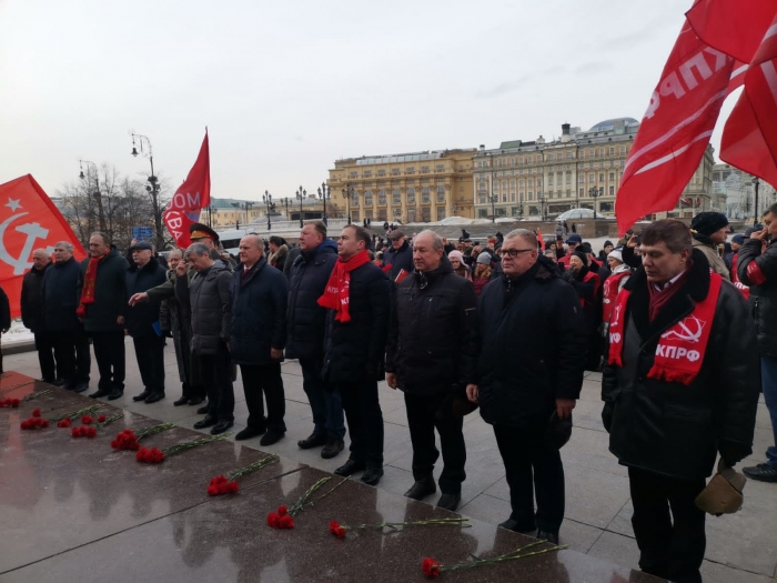 День памяти В.И. Ленина в Москве. Фоторепортаж