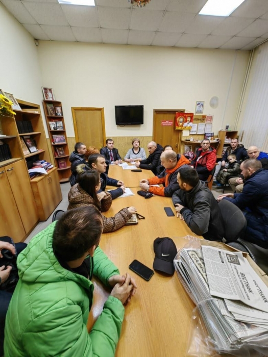 Встреча с жителями деревни Северово